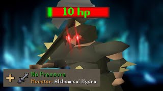 Can we kill Hydra Boss with less than 10hp?! No Pressure