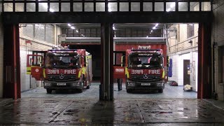 London Fire Brigade - Ilford Pump & Pump Ladder Turnout