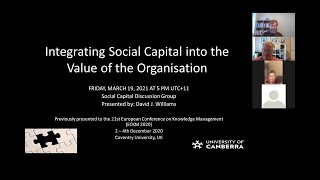 Embedding social capital into the value of the firm