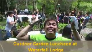 Outdoor Garden Luncheon at Waterfall Lodge, Taman Simalem Resort