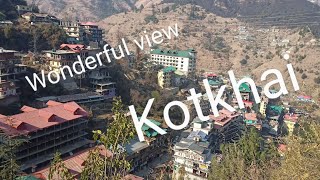 wonderful view kotkhai #kotkhai #shimla #himachal