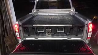 Nissan Frontier build video 3: Installing a Decked in-bed storage system