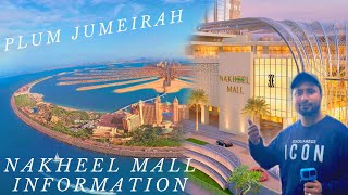 The palm jumeirah Atlantis Hotel Nakheel Mall Dubai Tour in Evening time || Dubai Palm Island [4k]