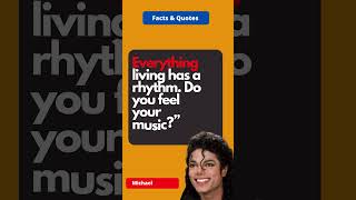 “To live is to be musical, starting with By Michael Jackson #SHORTS #FACTS #QUOTES