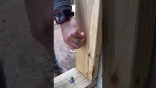 How to secure wood to foundation! #diy #tools #construction