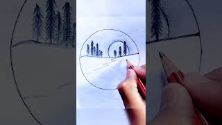 how to draw scenery #artist #art #trending #viralshort #drawing #viral #viralvideo #artwork