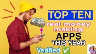 Top ten trusted money making apps #this_year (App 10 zizewe zagufasha gukorera amafaranga)#uyu_mwaka