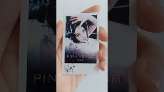 (Jisoo BlackPink) Pink Venom Photo Card (Black) #jisoo #blackpink #pinkvenom #pinkvenomchallenge