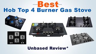 Best Hob Top 4 Burner Gas Stove In India // Gas Stove // Auto Ignition, Glass Top // @productreview1429