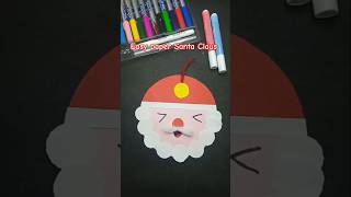 Easy paper Santa Claus #craft #christmas #youtubeshorts #easycraft #shorts #shortvideo #viralshorts