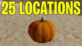 HOW TO FIND ALL 25 PUMPKIN LOCATIONS in WAR TYCOON! HALLOWEEN EVENT ROBLOX!