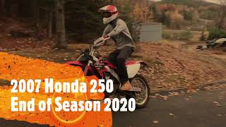 2007 Honda  250 -  End of Season 2020