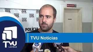 A Polícia Civil apresentou os suspeitou de roubos e homicídio em Lavras e região