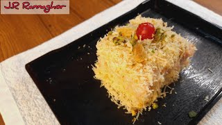 লাচ্ছা সেমাই দিয়ে তৈরি সুস্বাদু কুনাফা || Eid Special Laccha Semai Kunafa Recipe