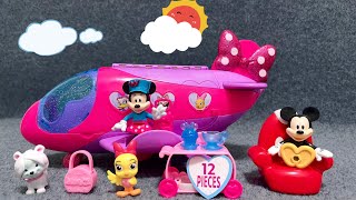 6 Minutes Satisfying with Unboxing Disney Minnie Cute Plane, Minnie Toys Collection ASMR｜Review Toys