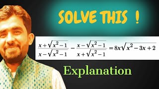 Solve this ! || Explanation || #equation #maths