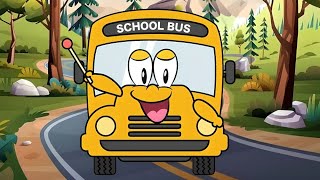 Wheel On The Bus Go Round And Round - Baby song | English Nursery Rhymes & Kids Songs