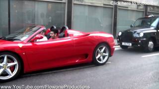 [HD] Ferrari 360 Modena spider - Rev & LOUD acceleration