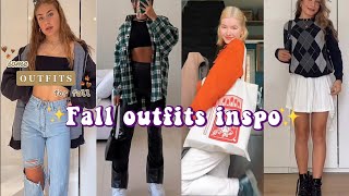 OUTFIT IDEAS FOR FALL🍁✨!! Aesthetic outfits🦋