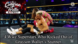 4 Wwe Superstars Who Kicked out of Grayson Waller’s Rolling Thunder Stunner