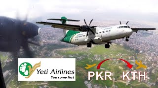 Mesmerizing Himalayan Flight | Aerial View from Pokhara to Kathmandu | Yeti Airlines ATR 72