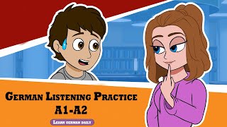 Deutsch lernen durch Hören A1-A2 | Learn German through Listening A1-A2 | Deutsch Lernen A1-A2 |