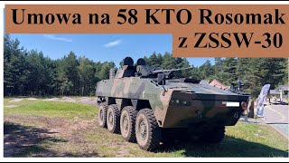 Umowa na 58 KTO Rosomak z ZSSW-30