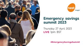 Emergency savings summit 2023