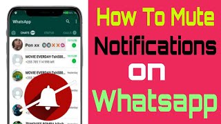 Mute or Unmute whatsapp ||whatsapp Mute feature 2024