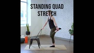 Top 3 Quad Stretches For Cyclists #shorts