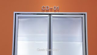 SHHAG- Heating Glass door for pharmacy refrigerator