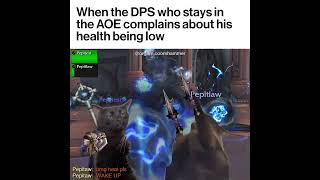 Playing healer be like