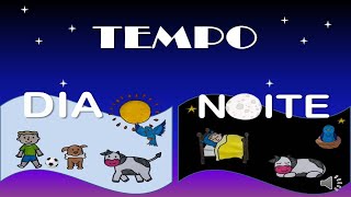 DIA E NOITE / HÁBITOS | APRENDENDO SOBRE O TEMPO #01| História infantil | Viver e aprender 🦉