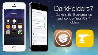 DarkFolders7: Darkens the Backgrounds and Icons of Your iOS 7 Folders