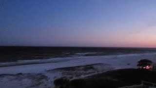 🌊The beach at dusk🌔 View from balcony 😍🤙#florida #beach #vacation #summer #dusk