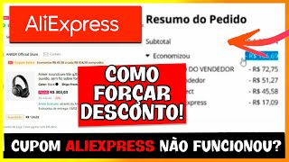 🔴PROBLEMA CUPOM ALIEXPRESS ? | COMO CONSEGUIR DESCONTO - PASSO A PASSO