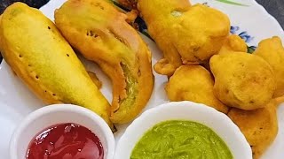 भरवा मिर्च पकोड़े full Recipe||•Evening Snack Mein Banayen delicious Mirch Pakode||