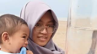 fatih azmi 20220630 ke pantai tanah merah bersama adik zaidan