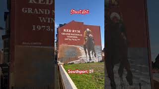 Red Rum Mural Southport #streetart #england #tourism #travel #urbanexploration