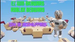 EZ wins in skywars | Roblox Bedwars