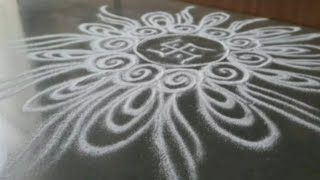 गणेश चतुर्थी विशेष ९ रांगोळी डिझाईन। 9 best rangoli designs for ganapati chaturthi। ९ गणपती रांगोळी