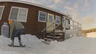 Slow-Mo Backside 50-50 6 Stair Handrail