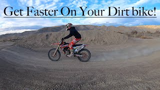 How To Ride A Dirt Bike Fast And Smooth For Beginners!