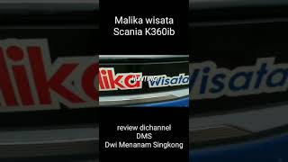 Malika wisata scania k360ib bus pariwisata Tangerang #shorts