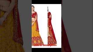 Gorgeous Red Embroidered Silk Blend Lehenga Cholis #shorts #viral #video