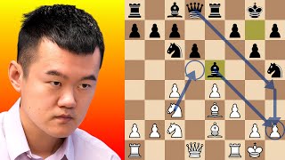 Ding Liren smashes the King's Indian Defense in 25 moves