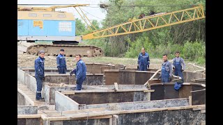 Репортаж настоятеля с места строительства храма (18.05.2020). Начало нового строительного сезона.