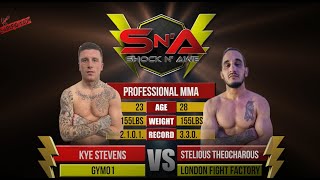 Shock N Awe 32 Professional Lightweight MMA - Kye Stevens vs Stelious Theocharous