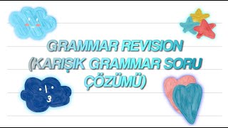 #YDT #YDS KARIŞIK GRAMMAR SORU ÇÖZÜMÜ! (GRAMMAR REVISION)