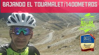 BAJANDO EL TOURMALET/ 1400 METROS